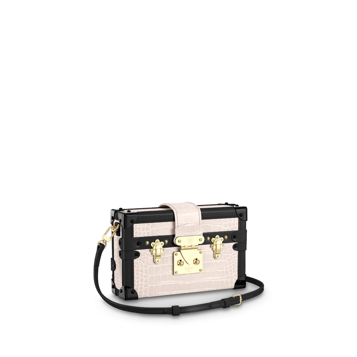 Crocodilian Leather Petite Malle N96643
