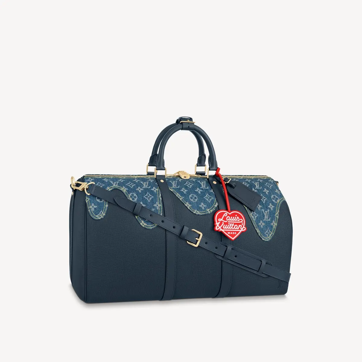 Nigo's Monogram Drip Keepall Bandouliere 50 M45975