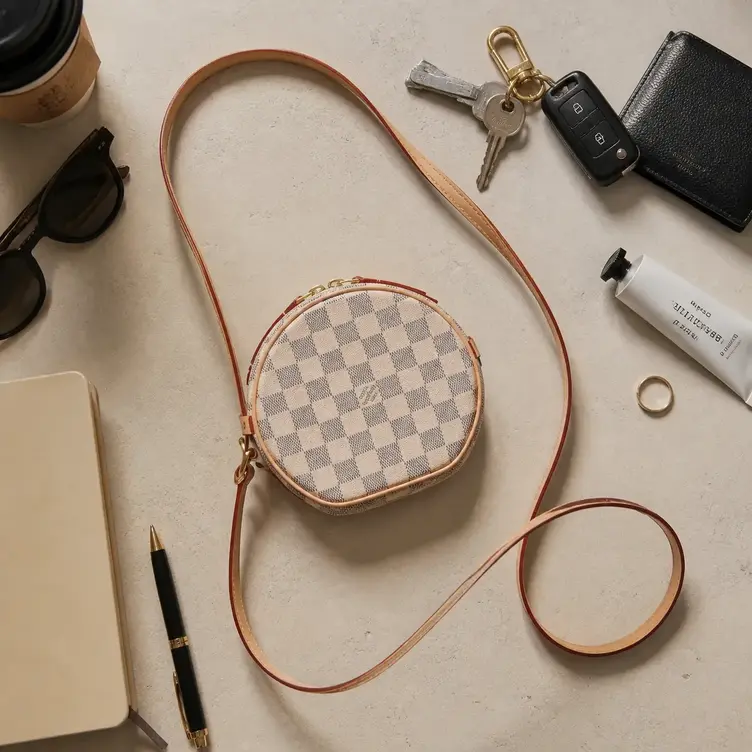 Damier Azur Boite Chapeau Souple PM N40333 photo review
